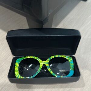 Versace Green and Blue Sunglasses